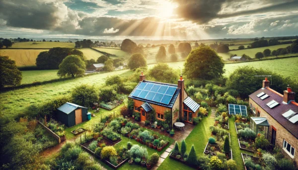 Off-Grid Living Art: A Collection of Eco-Friendly Home and Nature Scenes - Image 8
