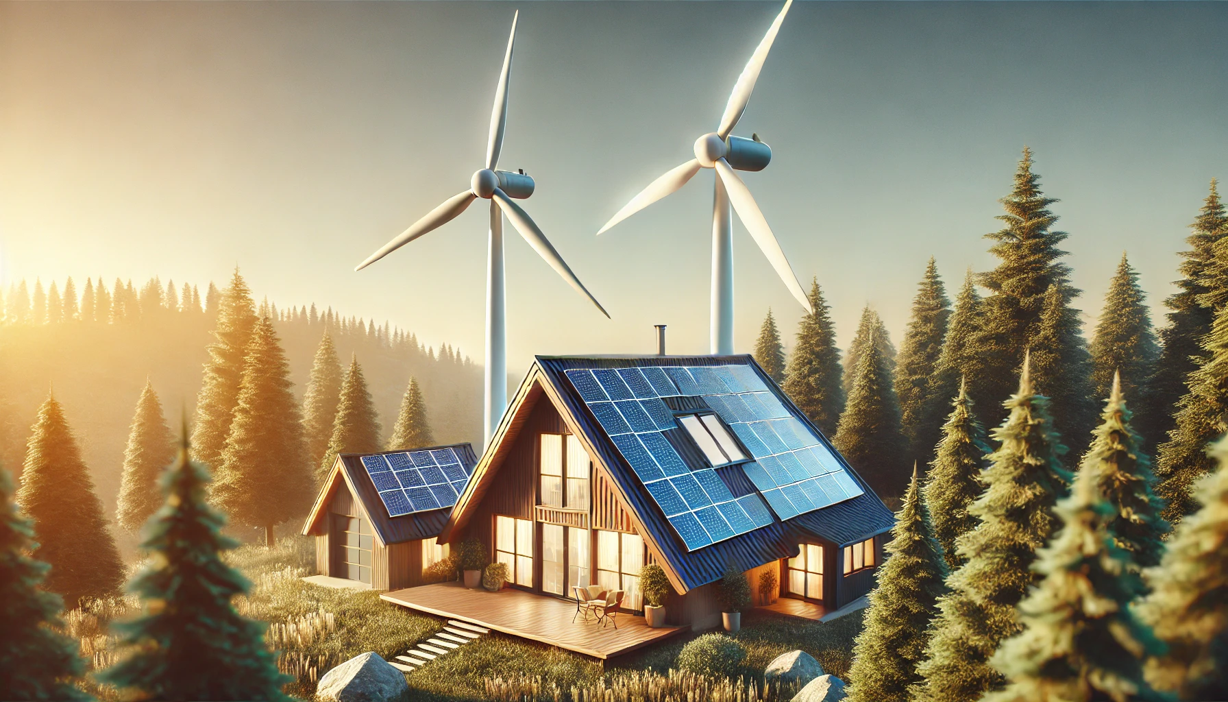 Solar Panels and Wind Turbines Powering Your Off-Grid Lifestyle
