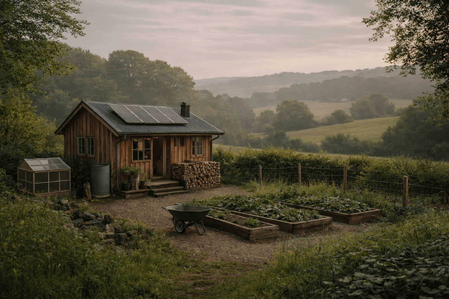 Starting off grid living in the UK with small practical steps at home