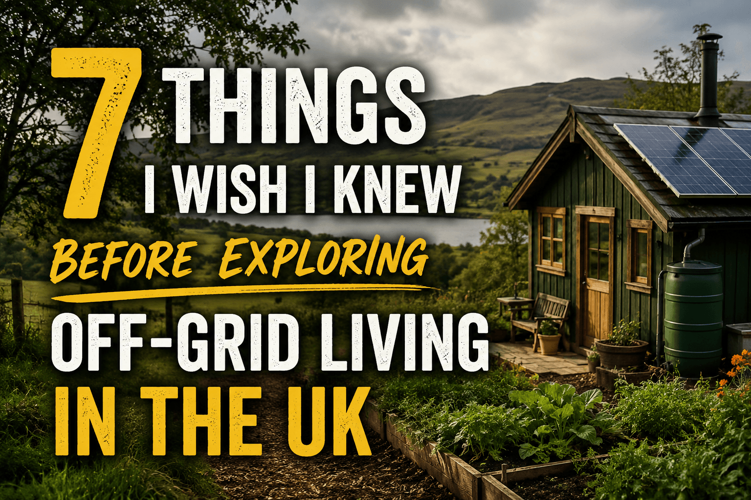 7 Things I Wish I Knew Before Exploring Off Grid Living UK 1 Off grid living UK lessons and beginner realities explained