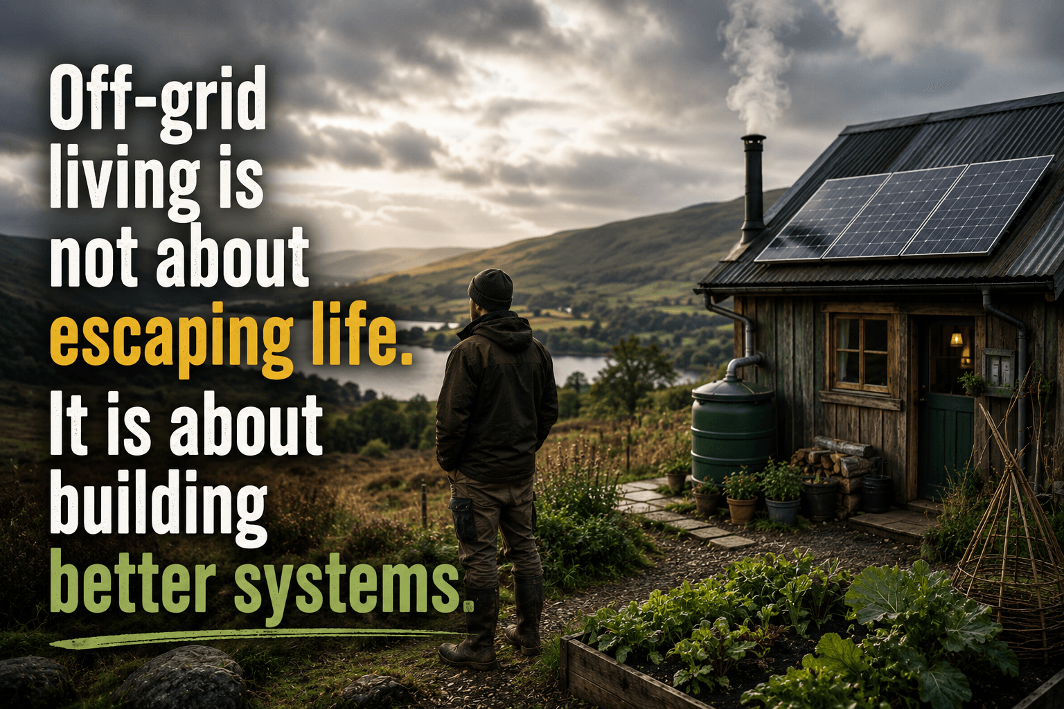 7 Things I Wish I Knew Before Exploring Off Grid Living UK 4 Off grid living UK is about building better systems and resilience