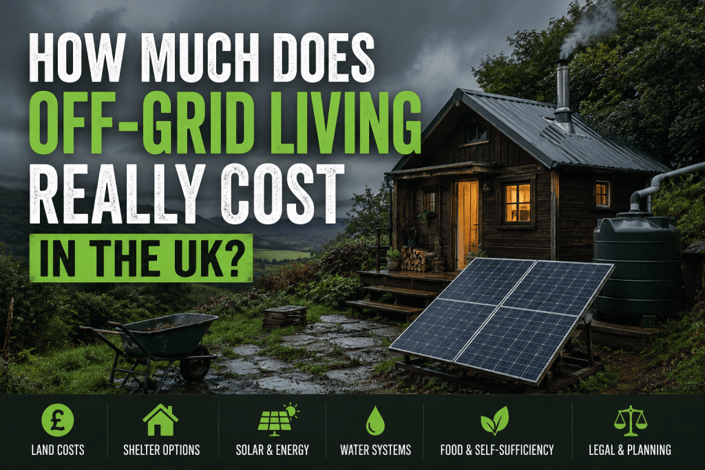Off grid living UK cost explained for beginners