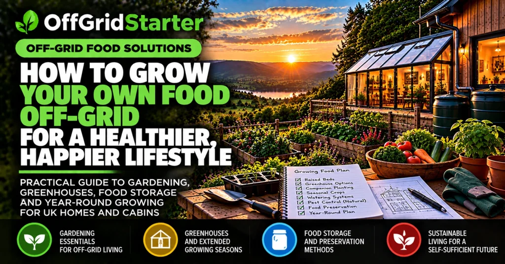 Growing your own food for an off-grid lifestyle