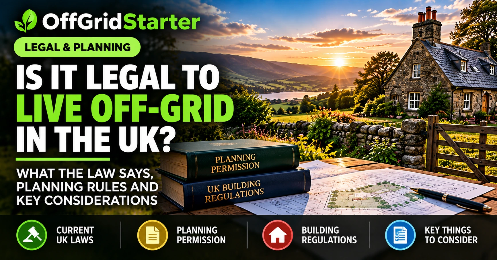 Is It Legal to Live Off Grid in the UK? England, Wales and Scotland Explained 2 Is it legal to live off grid in the UK?