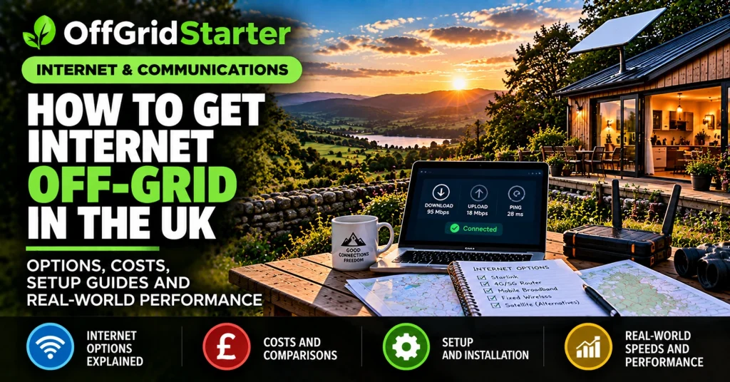 Off-grid internet options in the UK