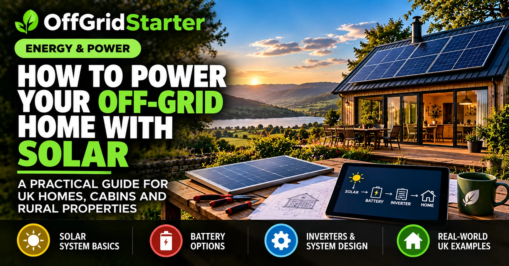 Powering an off-grid home with solar